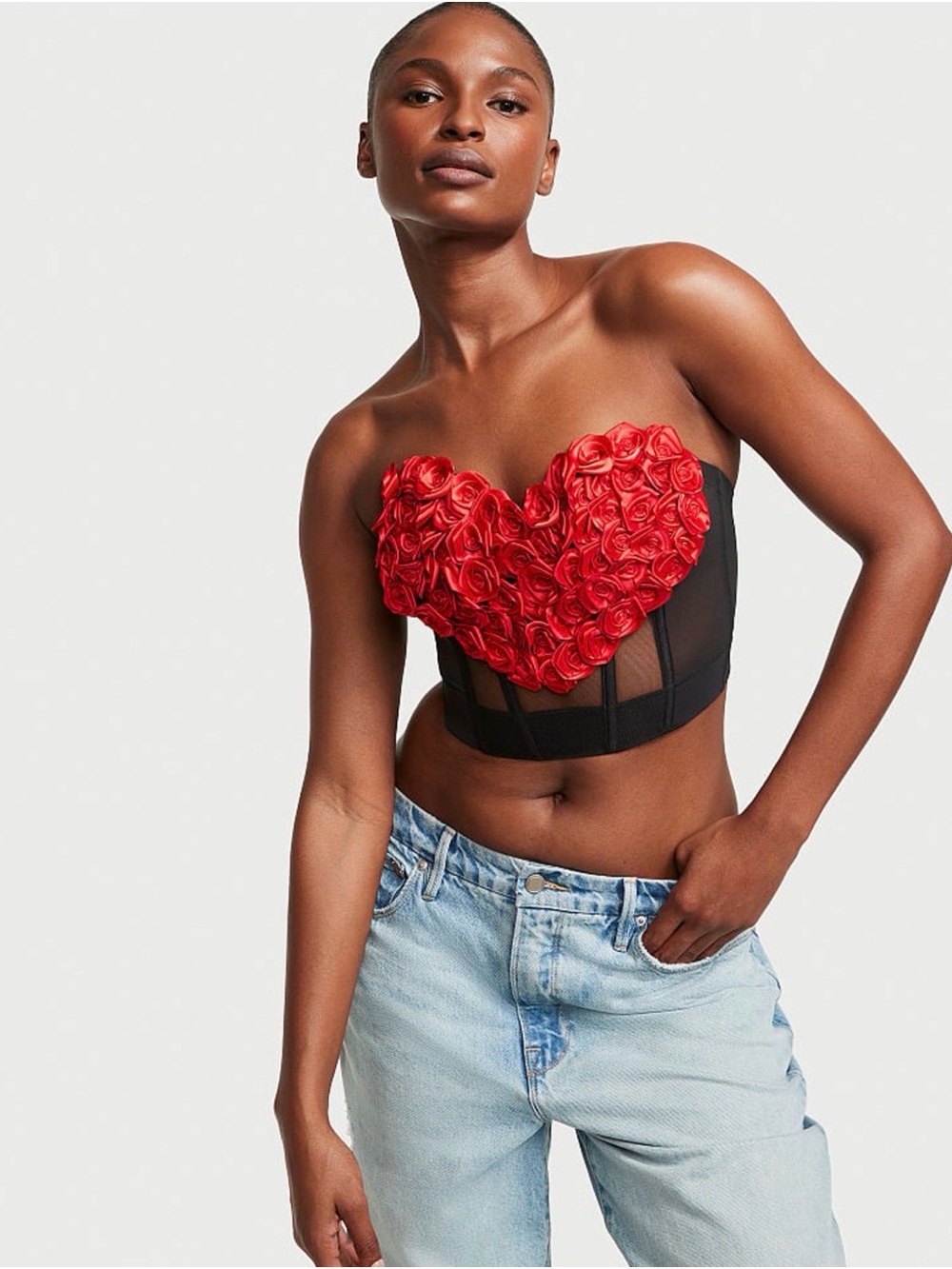 Victoria's Secret Archives Rosette Corset Top